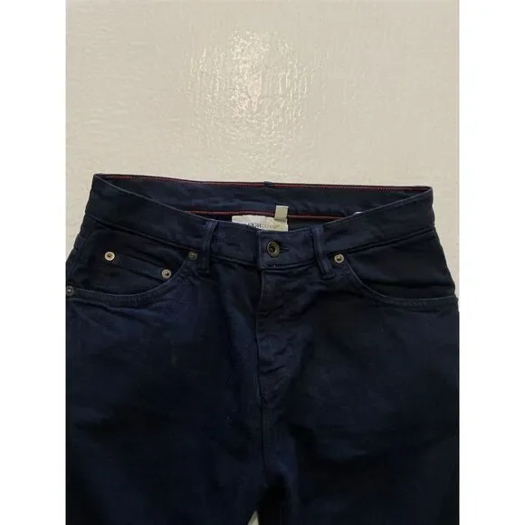 Raleigh Denim 28 x 30 ALEXANDER Relaxed Straight DARK FATHOM Stretch Denim Jeans